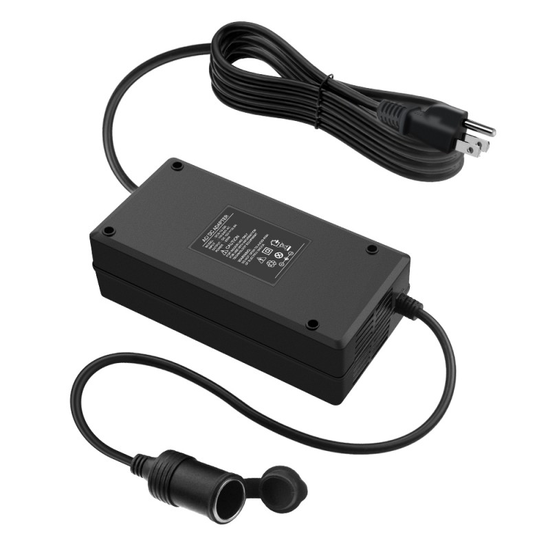 AC to DC Converter 110V to 12V Converter 20.8A 250W with Car Cigarette Lighter Socket